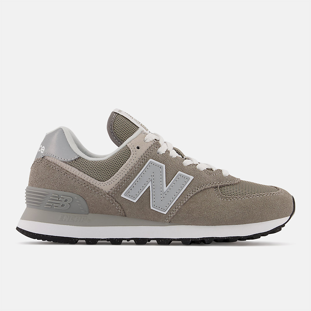 New Balance 574 Core Shoes Grey with White